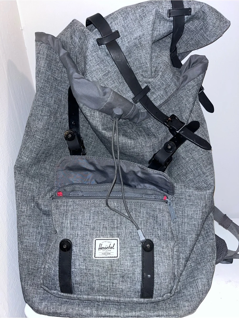 Herschel Supply Co America Grey Backpack Full Sized unisex Padded